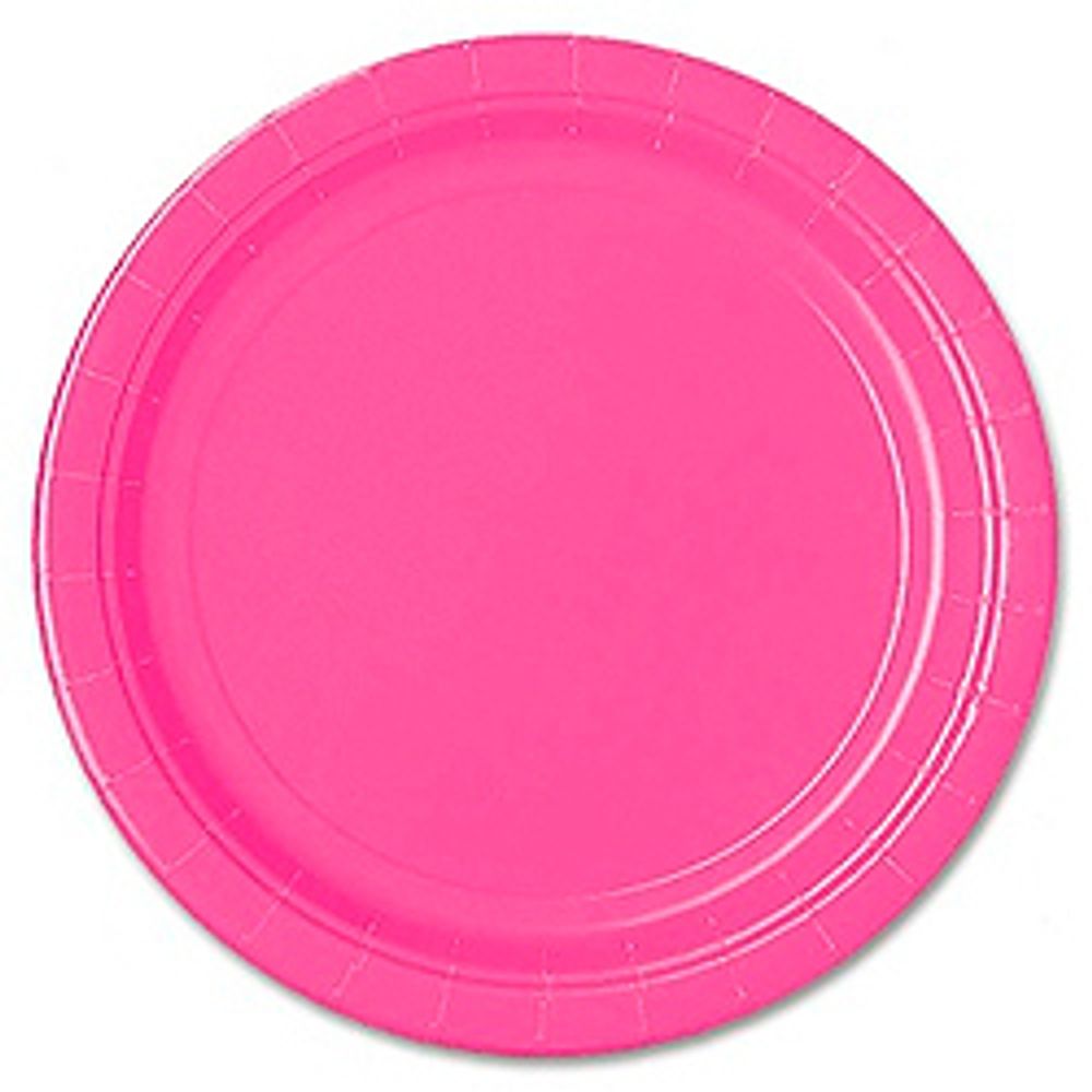 Тарелка-Bright-Pink-17см-8шт