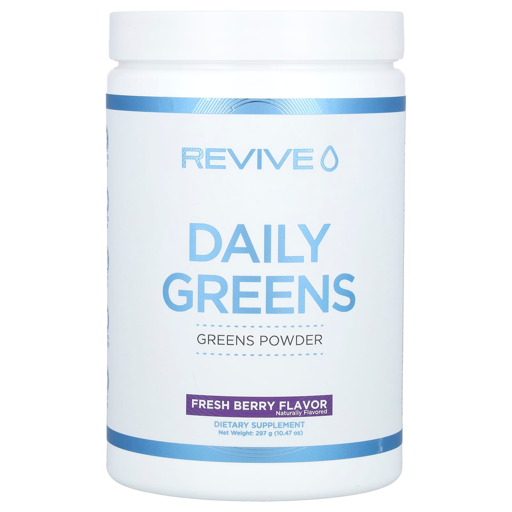 Revive, Daily Greens, свежие ягоды, 297 г (10,47 унции)