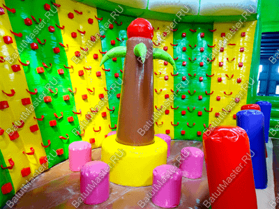 Надувной батут "Детский мегапарк" 18*18*8 м