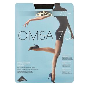 Колготки OMSA 70 DEN 2-S FUMO, женские, классические, темно-серые, с шортиками