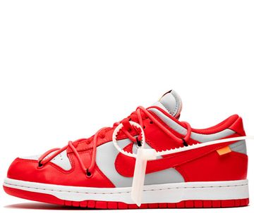Кроссовки Nike SB Dunk Low "Off-White - University Red"