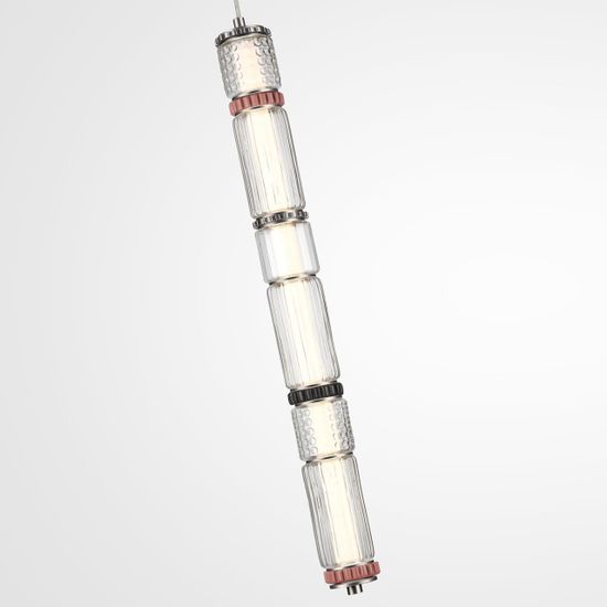 5456/18L L-VISION ODL_EX26 045 темный сатин.никель/терракот/черный Подвес LED 22W 4000K COLLIER