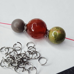 Колечки соединительные, сталь, р-р 5×0.5мм, разделитель для бусин, цена за набор 100 шт