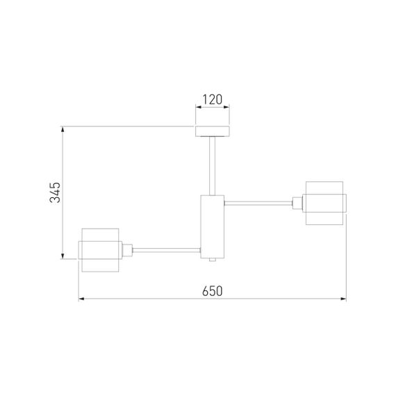 Потолочная люстра Eurosvet Arcada 70127/6 черный/дымчатый