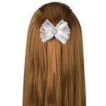 Бант для волос НАБОР 2 шт. и 1 шт., 10х8 см, на заколке, белый, АССОРТИ, MONTE VITA, 457119