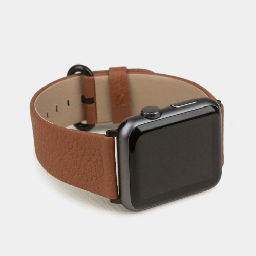 Ремешок для Apple Watch 40/41/42 mm из кожи теленка, цвета карамель