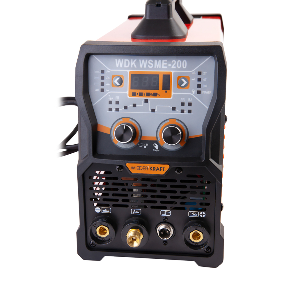 WDK WSME-200 Сварочный инвертор аргоннодуговой сварки AC/DC PULSED TIG