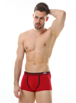 Мужские трусы-боксеры с контрастной тесьмой (Размер: M) (Цвет: синий)