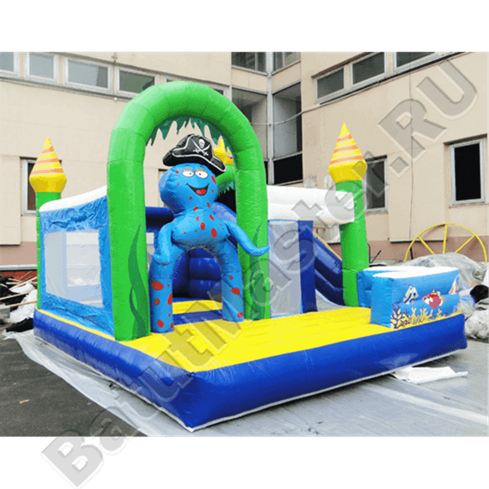 Коммерческий надувной батут "Осьминог"