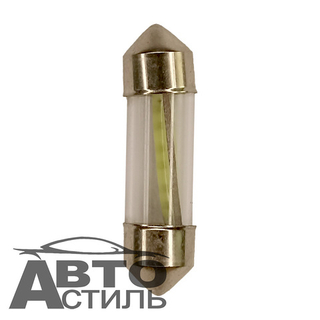 Светодиод 12V T11x36  COB WHITE НИТЬ  (салон) SJ-COB-TG-36