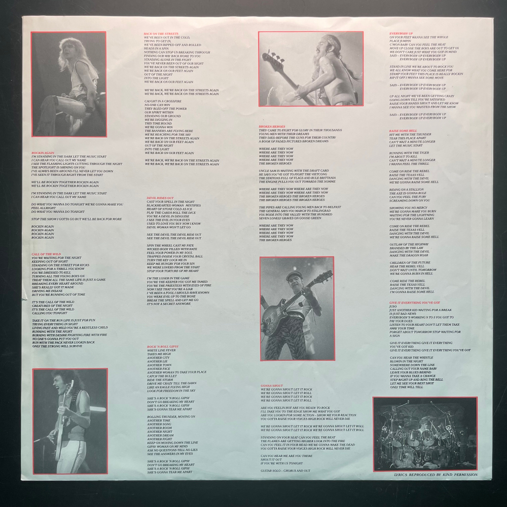Saxon - Innocence Is No Excuse (Европа 1985г.)