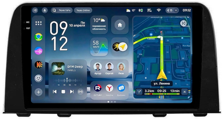 Магнитола для Honda CR-V 5 2017-2022 - Teyes CC4-PRO монитор 9.5" 2K QLED на Android 13, Snapdragon 778G, AI, CarPlay, DSP, 4G SIM-слот