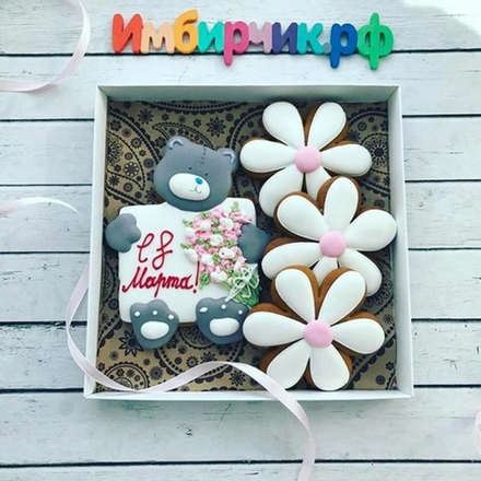 Имбирные пряники 8 марта
