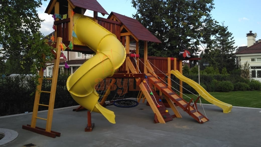 Деревянный игровой комплекс Савушка Lux - 15