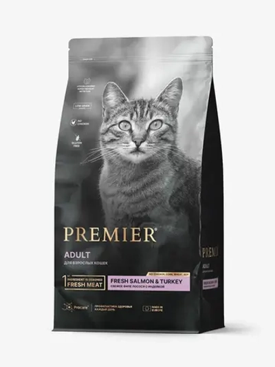 Premier Adult для взрослых кошек (Лосось с индейкой)
