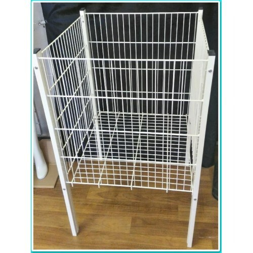 Корзина для распродаж с регулируемым дном