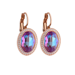 Серьги Qudo Tivola Burgundy Delite 311679 R/RG
