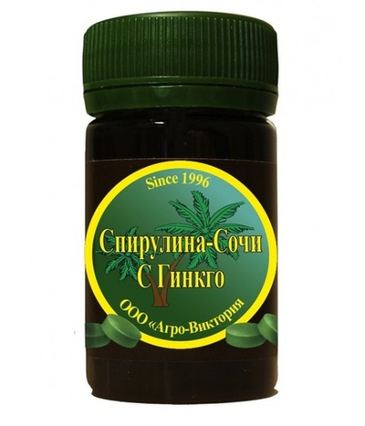 СПИРУЛИНА СОЧИ С ГИНКГО 90 ТАБЛ