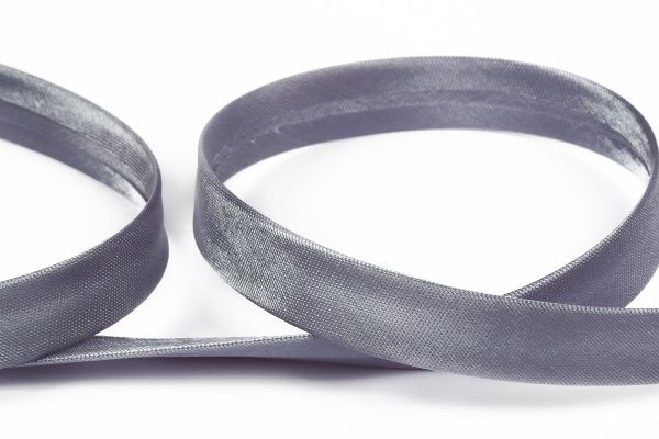 Косая бейка атласная 15 мм / 132±1 метра, 071 серый, Gamma GK-15P