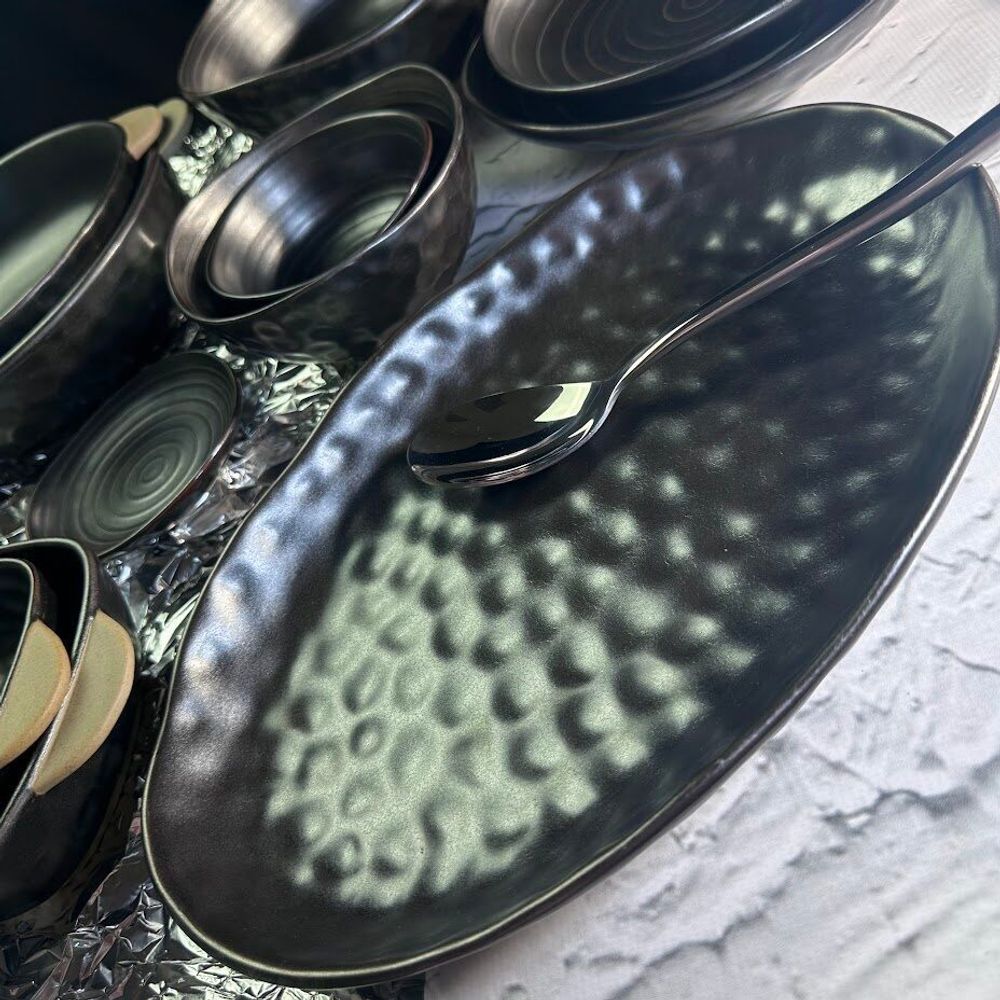 Lenardi 205-680 Набор из 2 овальных блюд 30,5см ROCA в под.уп.(х12)Фарфор