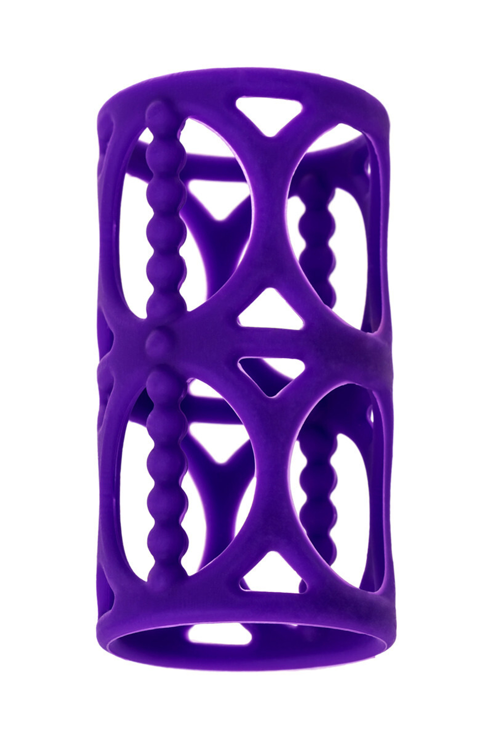 Насадка на пенис TOYFA A-Toys, силикон, фиолетовый, 7,5 см