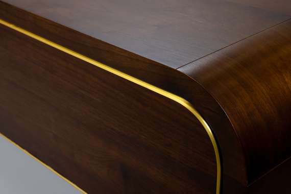 Тумба под ТВ Century, 200х52 см, шпон американского ореха