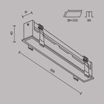 Встраиваемый светодиодный светильник Maytoni Basis DL066-20W3-6K-W