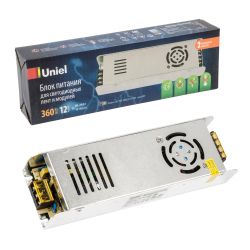 UET-VAS-360A20 12V IP20 Блок питания. 360Вт. Металлический корпус. TM Uniel