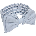 Повязка на голову косметическая «ДАЙМОНД РУШ», бантик, цвет белый, пудровый, небесный и лиловый, 20*7см (ZIP пакет)