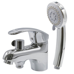 Смеситель для раковины с лейкой 40к F1221 FRAP (литой, п/шпильку, хром, латунь)