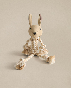 ZARA HOME ИГРУШКА ДЛЯ ДОМАШНИХ ЖИВОТНЫХ СО ШНУРКОМ В ФОРМЕ КРОЛИКА