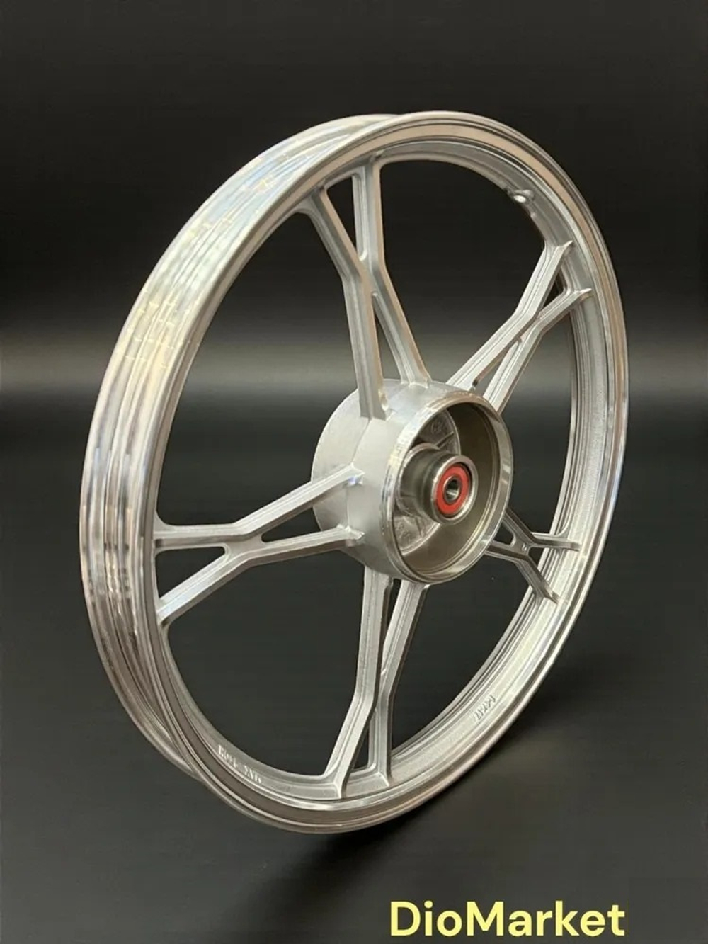 диск задний мопед Альфа (1.4х17, под ось 12мм) Хром