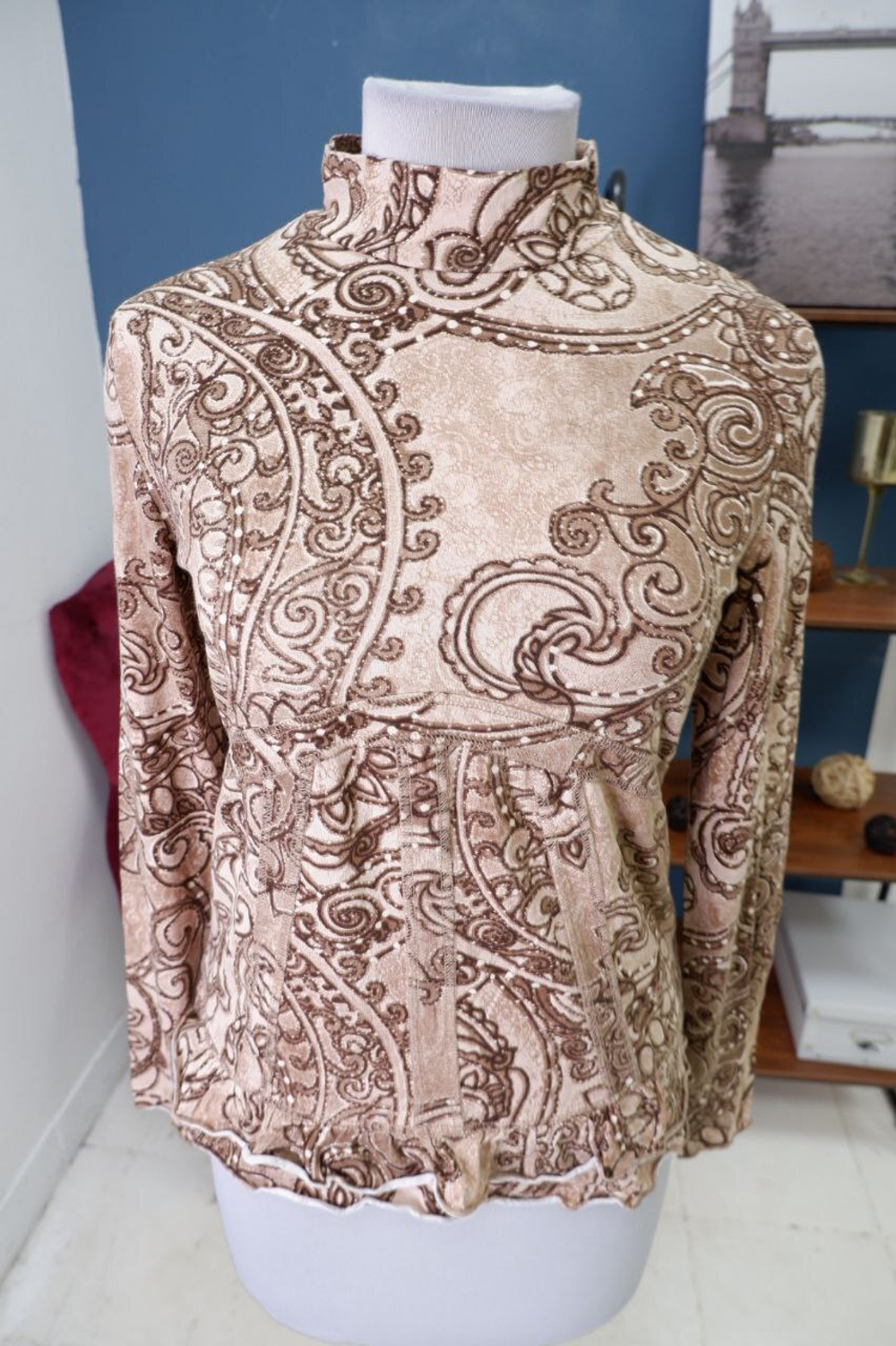 Джемпер Olar с принтом 48 размер