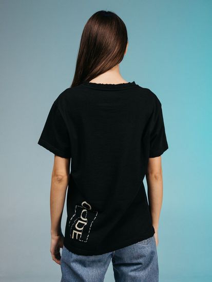 Serdyukov футболка Binary code одежда унисекс стиль принт качество