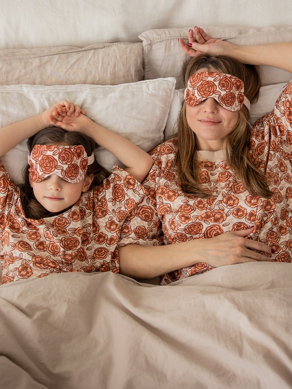 Пижама для девочки Mjölk Розы