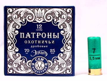 Патрон "СКМ-Индустрия" Элит 12/70 №7 БК 32 гр.