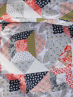 Наволочка комплект 2шт перкаль Сказка "Пэчворк (синий)" 50x70 см на молнии