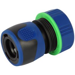 Коннектор GREEN APPLE GAP-C1904 для шланга с аквастопом 19 мм 3/4 дюйма пластик TPR | Аксессуары для полива Green Apple