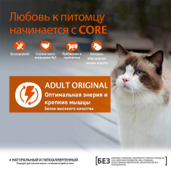 Core (беззерновой) корм для кошек с индейкой и курицей (Adult Original)
