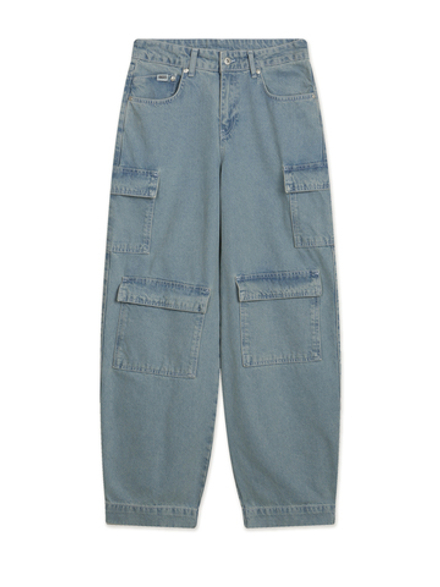 Женские Джинсы (Regular Fit) Balloon Tapered Leg Light Blue