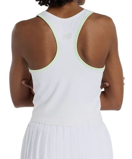 Женский топ теннисный New Balance Tournament Tank - белый