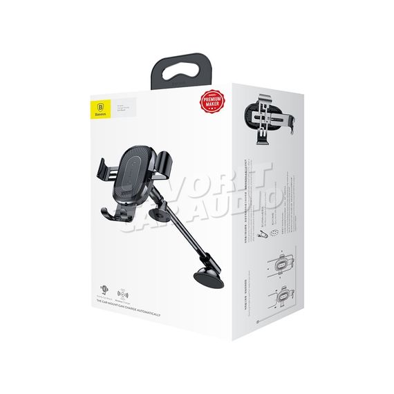 Держатель Baseus Gravity WXZT-01 бесп. зарядка