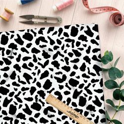 Ткань шелк Армани белый гепардный принт