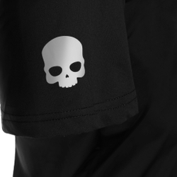 Мужское теннисное поло Hydrogen Tech Tiger T-Shirt Men - Black, Silver