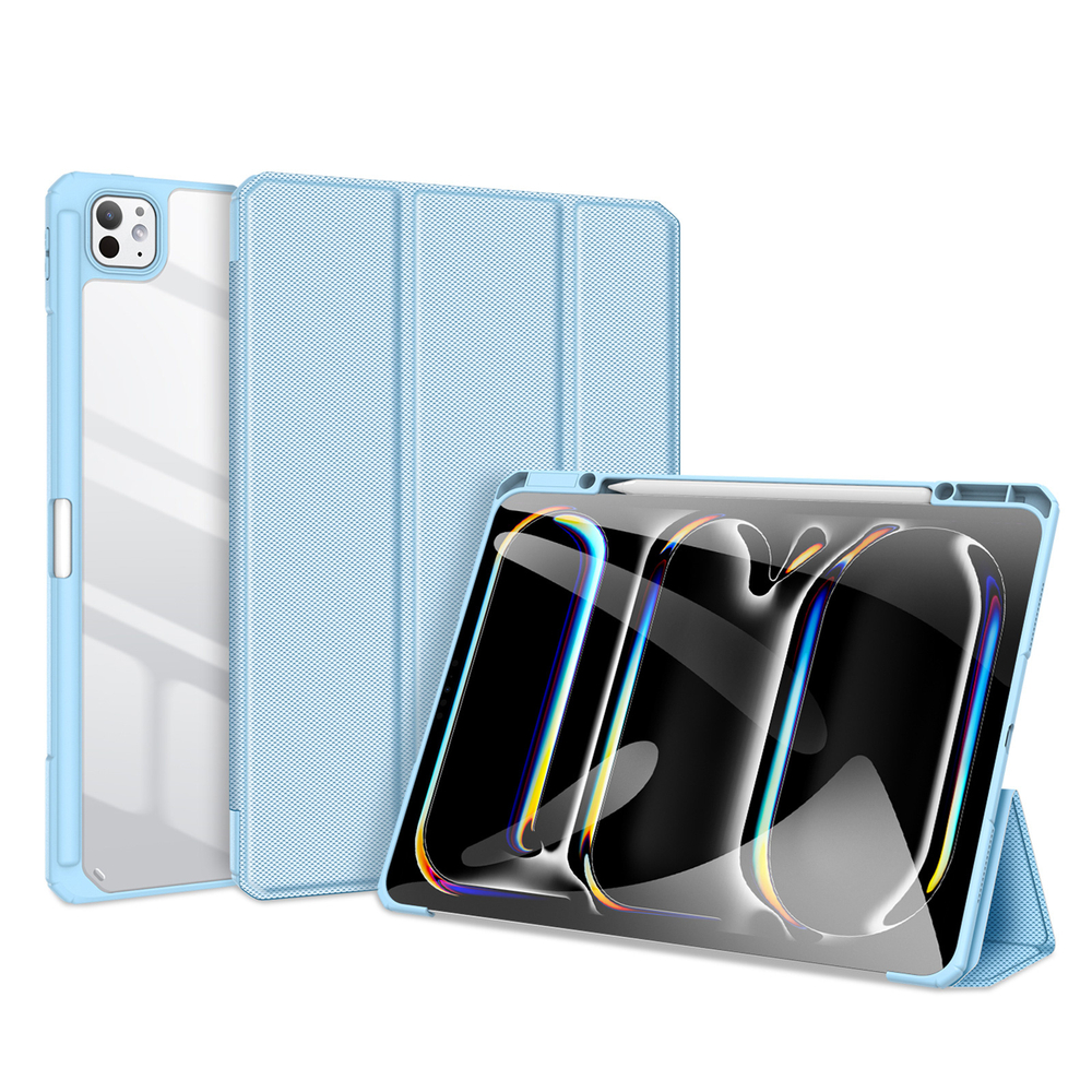 Чехол Dux ducis Toby Series для iPad Pro 11" M4/M5 с отсеком для стилуса (Голубой)