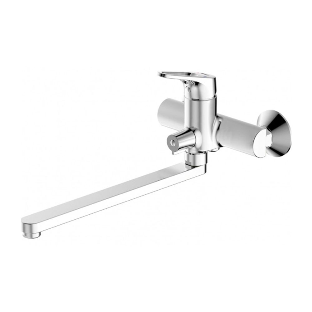 F648162C-01A BRAVAT DROP-D Смеситель для ванны с длинным изливом (к/к 4)