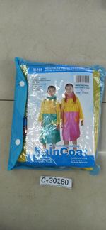 Дождевик в сумочке, от 4 до 13 лет, 3-4 цвета, 3 размера микс, с-30180