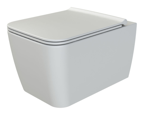 Boheme Zen подвесной унитаз с биде глянец белый с крышкой