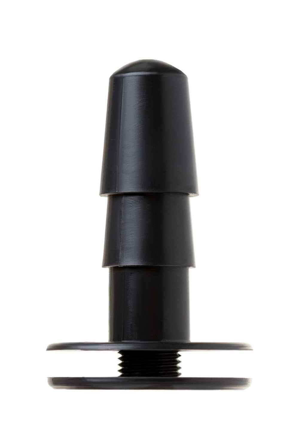 Телесный страпон Harness с вагинальной пробкой - 19,5 см. (Цвет: телесный с черным)