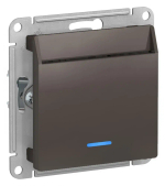 ATLASDESIGN ВЫКЛЮЧАТЕЛЬ карточный с подсветкой, 10А, без задержки отключения, механизм, МОККО